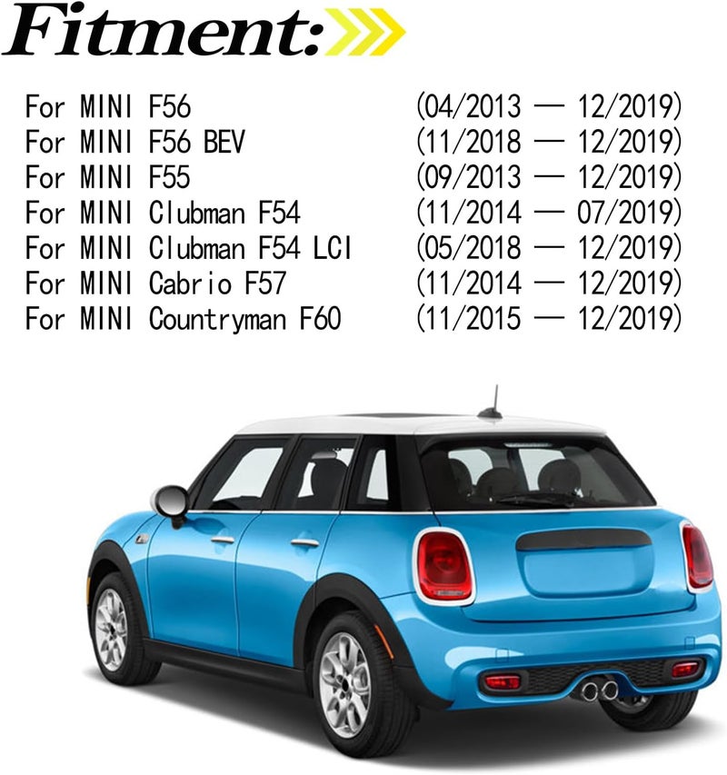 GSRECY Left Side Heated Wing Mirror Glass with Base for BMW Mini Cooper F54 F55 F56 F57 F60 (2014-2023) - Image 4