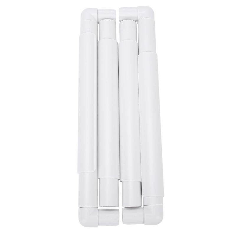 Embroidery Hoop 10 Inch Square Plastic Clip Frame - Easy Assembly Waterproof Diy Craft Tool for Home Hand Sewing Cross Stitch - Image 1