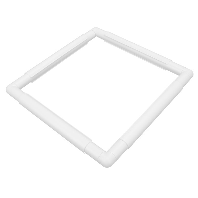 Embroidery Hoop 10 Inch Square Plastic Clip Frame - Easy Assembly Waterproof Diy Craft Tool for Home Hand Sewing Cross Stitch - Image 2