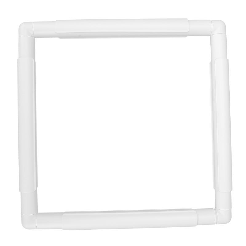 Embroidery Hoop 10 Inch Square Plastic Clip Frame - Easy Assembly Waterproof Diy Craft Tool for Home Hand Sewing Cross Stitch - Image 3