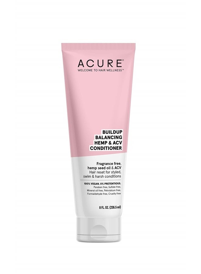 ACURE Buildup Balancing Conditions | Fragrance Free Formula | 8 Fl Oz