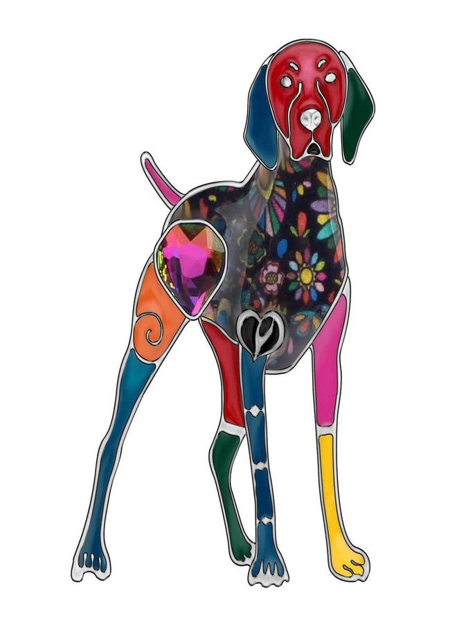 DUOWEI Cute Enamel Dog Brooch Fashion Pet Pins Jewelry Dog Gifts (Multicolor Doberman Dog) - Image 1