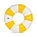 FUNBOY Giant Vintage Orange Stripe Inflatable Tube Pool Float with Cup Holder 48 Large Pool Float for Adults Inner Tube Swimming Pool Toys Swim Rings Pool Lounger Float for Pool Party Summer - Image 3