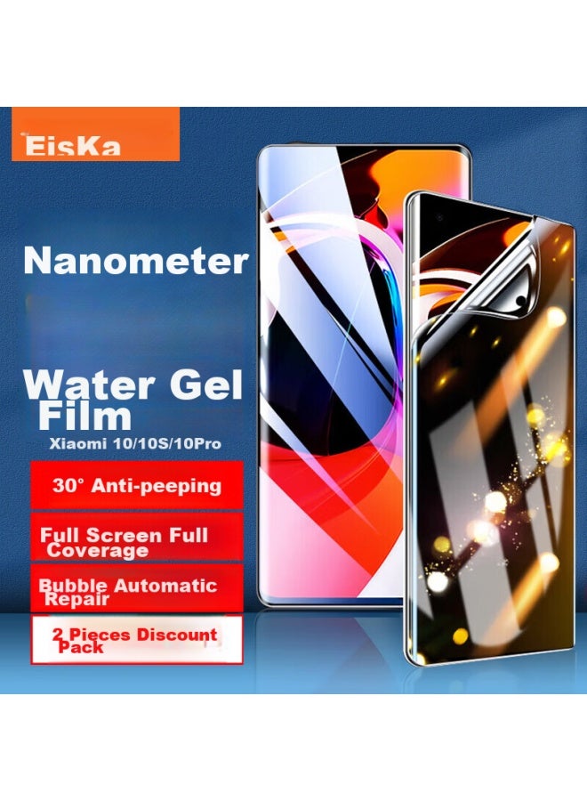 ISKA Yisika Privacy Screen Protector For Xiaomi 10/10s, Hydrogel Soft Film, Anti-peeping For Xiaomi 10 Pro/10 Ultimate Edition, Anti-spy Hd Non-tempered Jm608 - Image 1
