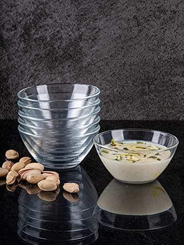 Luminarc Multipurpose Glass Serving Bowls Set of 6 Pieces, 160 ML, LM-N2609 - Image 1