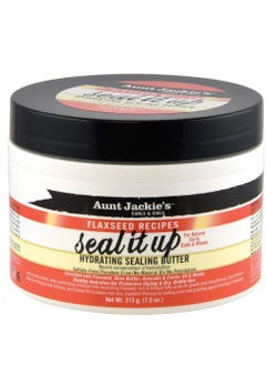 Aunt Jackie's Aunt Jackie's Curls & Coils Flaxseed Recipes Seal It Up Hydrating Sealing Butter 213g 