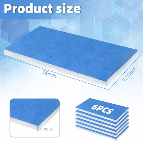 U0U 6 Pieces Paint Booth Filters,Portable Spray Booth Filter, Paint Booth Exhaust Filters for Replace Airbrush Spray Booths Paint Booth - Image 2