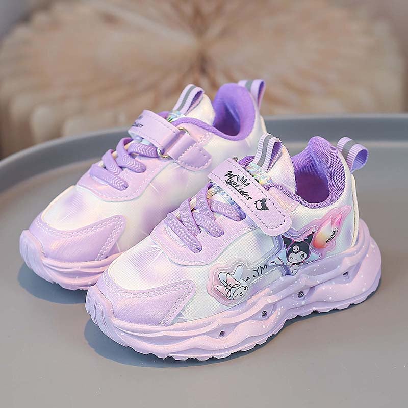 2024 Autumn New Children'S Sneaker Cartoon Pattern Led Luminous Children'S Shoes Girls Sports Casual Shoes - Image 1