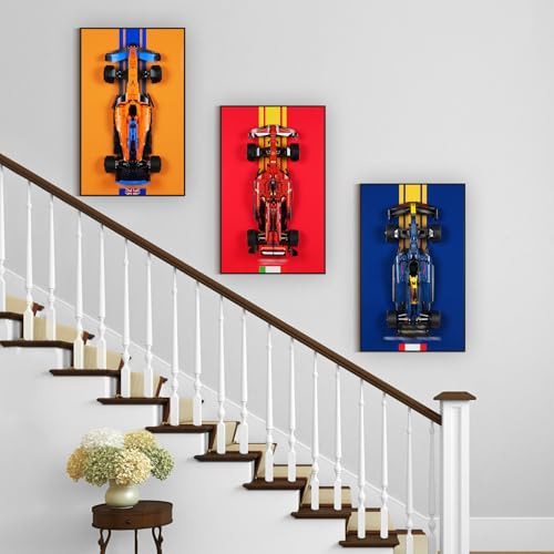 DALDED Premium Display Wallboard Compatible with Lego Technic McLaren Race Car 42141 Collectors Edition Wall Mount Art Ideal Gift for Adult Model Collectibles Home Office Decor32x20 Board Only - Image 5
