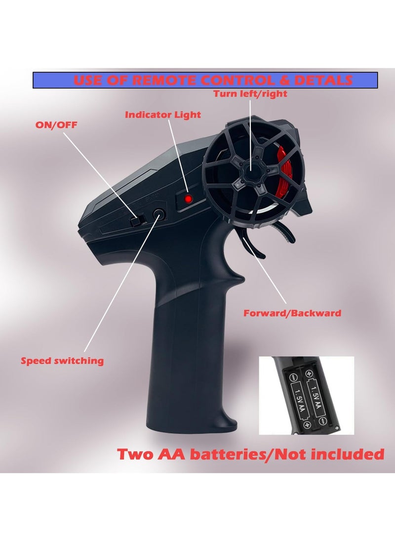 Y&D RC Drift Car 2.4GHz 1:24 Scale 4WD High Speed Remote Control Cars Vehicle with LED Lights Two Batteries and Drifting Tires Racing Sport Toy Cars for Adults Boys Girls Kids - Image 5