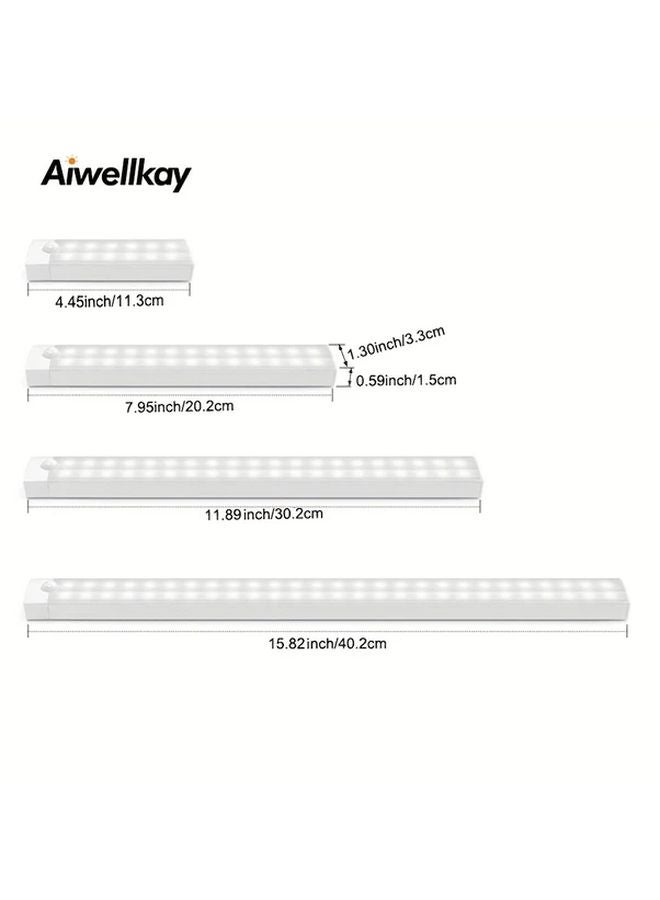 2 Pack 26 LED 7 87 Inch Warm Light USB Magnetic Mount Adjustable Brightness - Image 3