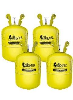 Balloonee Standard Disposable Helium Party Kit - Pack of 4, Helium Tank for Balloons At Home  - Image 2