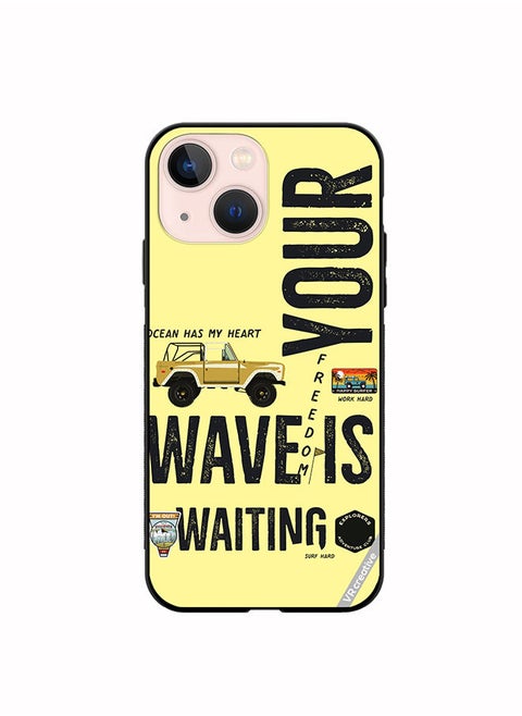 Protective Case Cover For Apple iPhone 13 mini Your Wave Is Waiting Design Multicolour