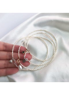 Oubaka 1600Pcs Oat Rice Beads For Jewelry Making 4 X 8Mm White Pearl Oval Pearl Beads Loose Beads For Bracelets Necklaces Diy Crafts Wedding Home Decor(0.16 X 0.3Inch)  - Image 5