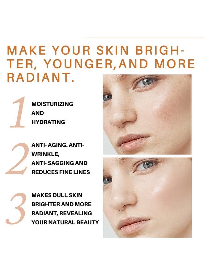 Lanthome Turmeric Face Cream for Face Skin Care Anti-Aging Cream Brightening Face Moisturizer Cream,Skin Repair Cream,Turmeric Moisturizing Cream for Dark Spots Remover,Evens Skin Tone-50g - Image 3