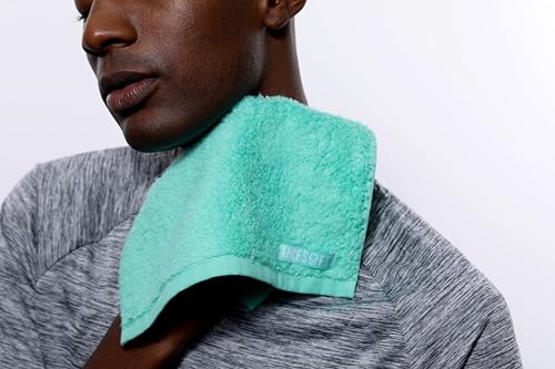 FACESOFT Eco Friendly Mini Gym Towels Accessories for Working Out - Sweat Towels for Gym, Fitness, Sports - Soft & Absorbent Cotton - No Synthetic Microfibers or Plastics - 3 Piece Exercise Towel Set - Image 3