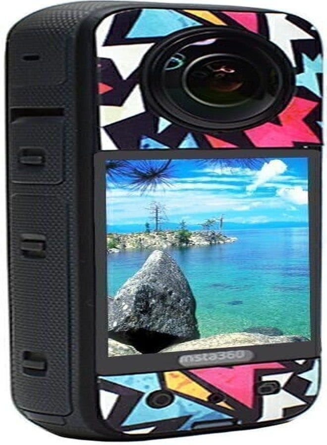 Action Pro Camera Waterproof Skin Compatible with Insta360 X3 Action Camera (Multicolor 8) - Image 2