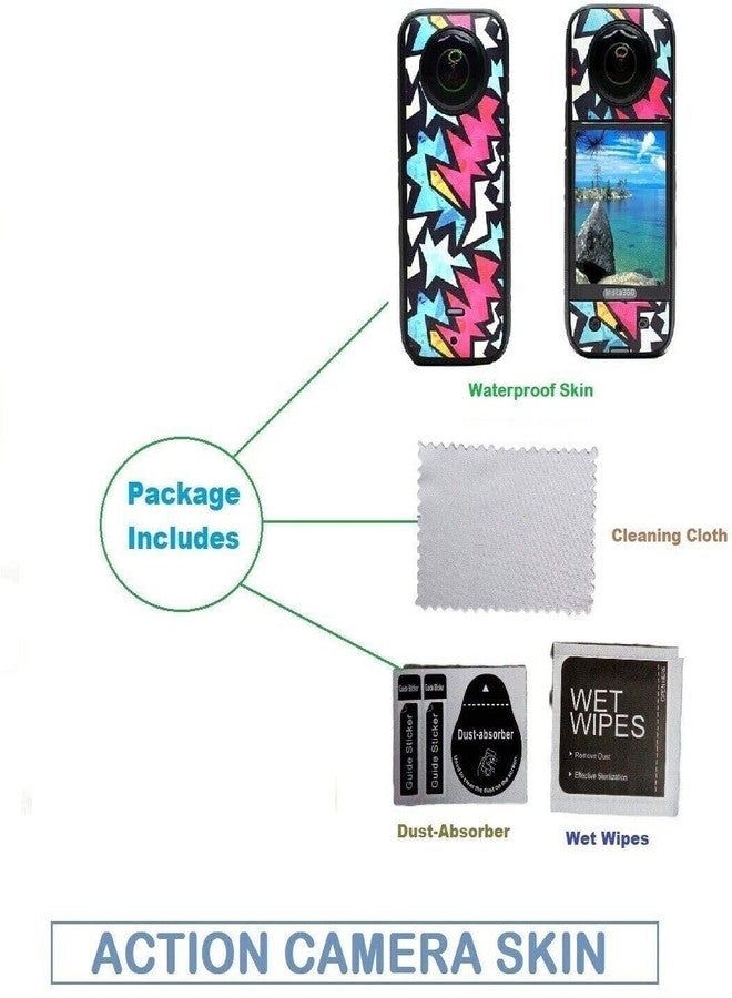 Action Pro Camera Waterproof Skin Compatible with Insta360 X3 Action Camera (Multicolor 8) - Image 5