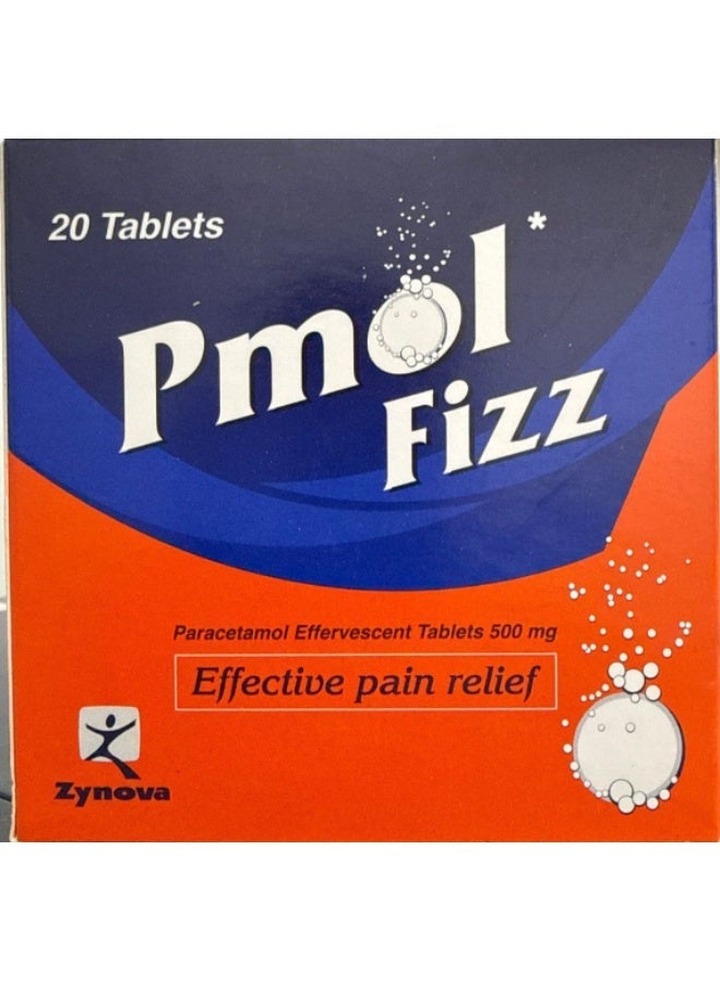 أقراص فوار PMOL 500 ملغ (20 حبة)