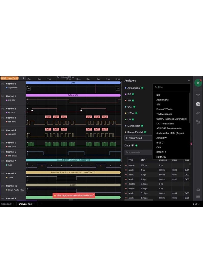 EVEREEN - Logic USB Logic Analyzer, For Official Version, Sample Rate 100M 16 Channels Instruments - Image 1