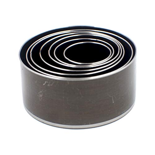 DGOL 7 Sizes Big Size 20mm - 50mm Round Hole Punch Leather Rubber Fiber Silicone Hollow Cutter Die Punching Tool kit - Image 4