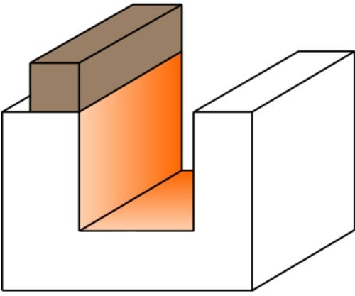 CMT ORANGE TOOLS CMT 811.159.11B Pattern Bit, 1/4-Inch Shank, 5/8-Inch Diameter, Carbide-Tipped,Orange - Image 3