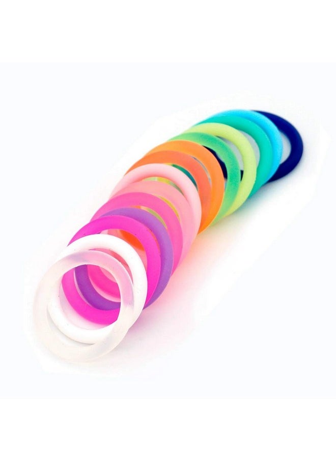 Sutoyuen - 20Pcs Mix 14 Colors Safe Silicone O Ring Baby Silicone Pacifier Dummy Chain Adapter Holder O Ring Inner Size 21.5Mm - Image 1