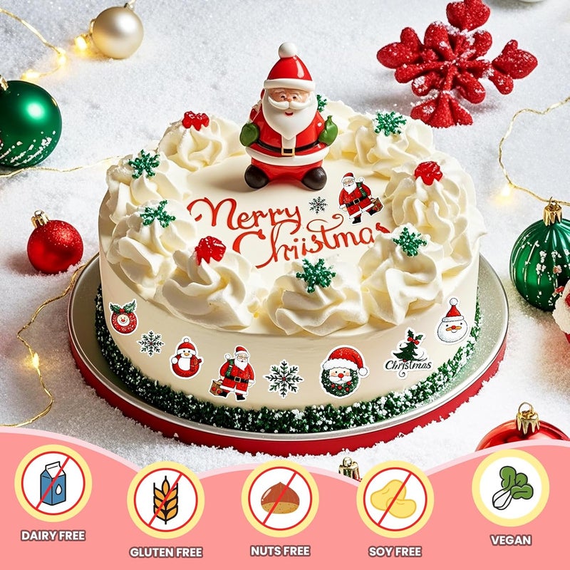 ELFLUENT 25 count Edible Paper A4 11.7" x 8.3" Edible Image Paper Frosting Sheets for Edible Printer Icing Sheets Edible Paper for Cakes Printable Sugar Sheets - Image 3