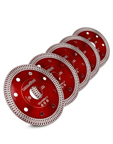 Casaverde 5Pcs/Lot Super Thin 4 inch Diamond Blade Tile Cutting Blade for Cutting Ceramic or Porcelain Tiles - Image 1
