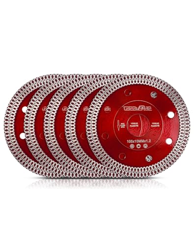 Casaverde 5Pcs/Lot Super Thin 4 inch Diamond Blade Tile Cutting Blade for Cutting Ceramic or Porcelain Tiles - Image 2