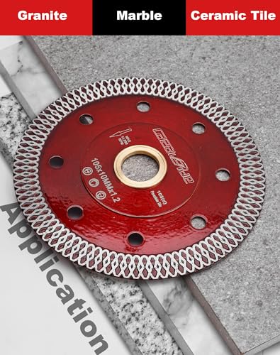 Casaverde 5Pcs/Lot Super Thin 4 inch Diamond Blade Tile Cutting Blade for Cutting Ceramic or Porcelain Tiles - Image 5
