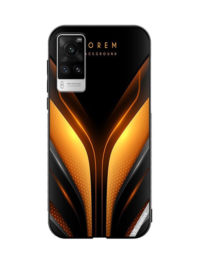 VR CREATIVE Protective Case Cover For Vivo X60 Pro Lorem Background Design Multicolour - Image 1