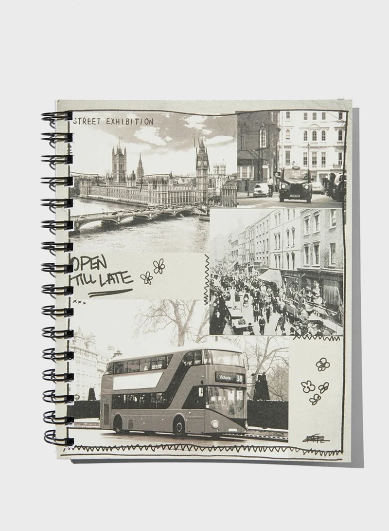 Typo London Map A5 Campus Notebook