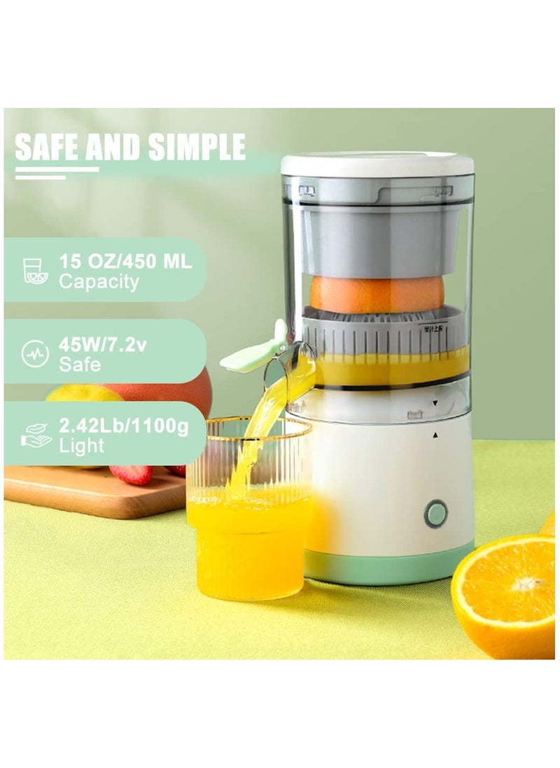 Arabest - Electric Citrus Juicer, Powerful Juice Squeezer with USB Charging Cable, Electric High Juice Yield Juicer for Squeezing Oranges, Lemons, Kiwis and grapefruits - Image 1