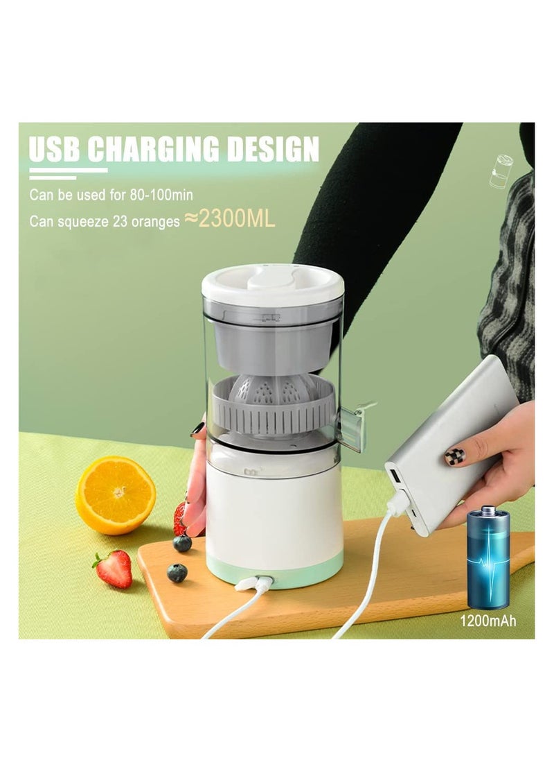 Arabest - Electric Citrus Juicer, Powerful Juice Squeezer with USB Charging Cable, Electric High Juice Yield Juicer for Squeezing Oranges, Lemons, Kiwis and grapefruits - Image 1