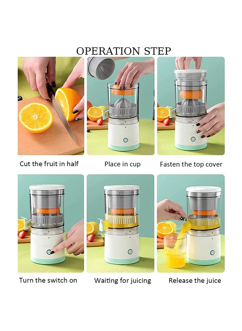 Arabest - Electric Citrus Juicer, Powerful Juice Squeezer with USB Charging Cable, Electric High Juice Yield Juicer for Squeezing Oranges, Lemons, Kiwis and grapefruits - Image 1