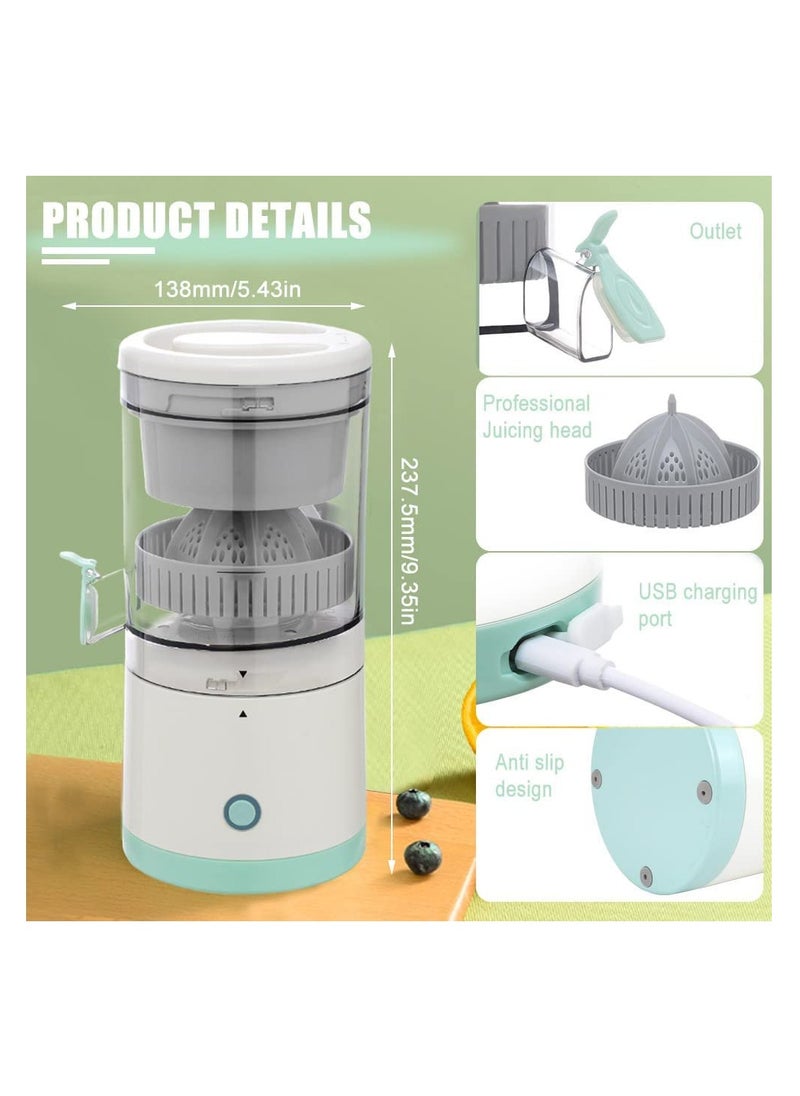 Arabest - Electric Citrus Juicer, Powerful Juice Squeezer with USB Charging Cable, Electric High Juice Yield Juicer for Squeezing Oranges, Lemons, Kiwis and grapefruits - Image 1