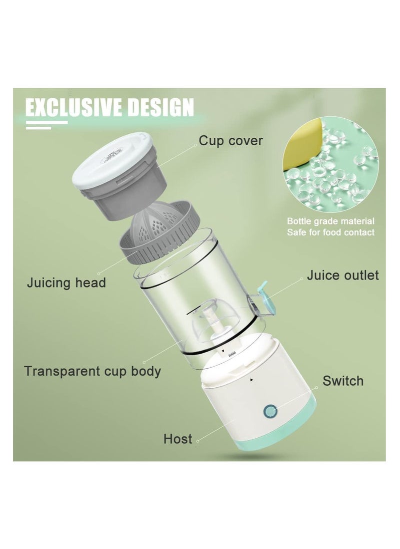 Arabest - Electric Citrus Juicer, Powerful Juice Squeezer with USB Charging Cable, Electric High Juice Yield Juicer for Squeezing Oranges, Lemons, Kiwis and grapefruits - Image 1