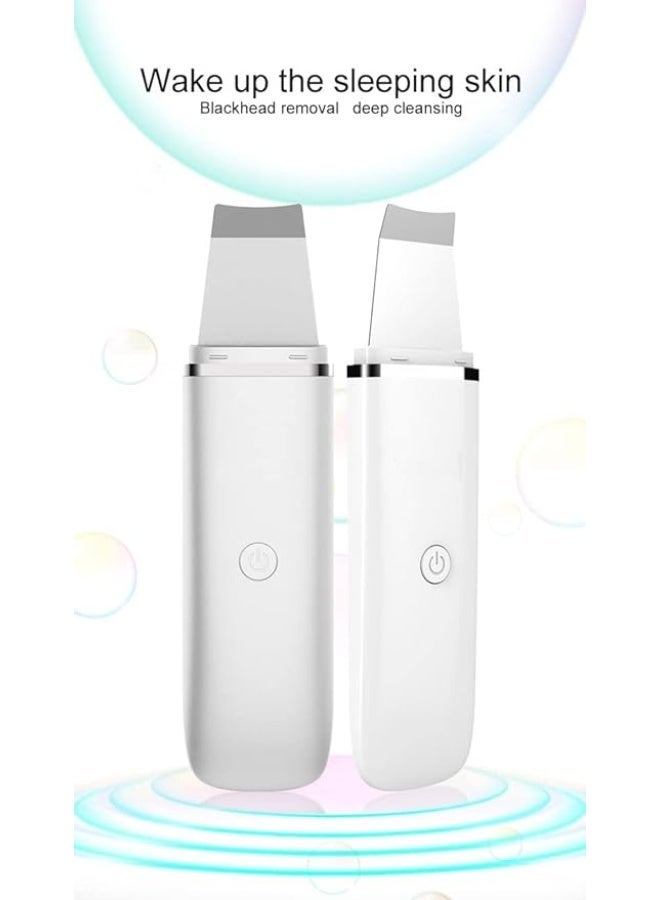 Ultrasound Facial Cleansing Device – Blackhead Removal and Pore Cleansing – White - Image 5