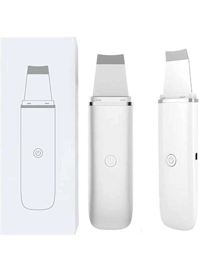 Ultrasound Facial Cleansing Device – Blackhead Removal and Pore Cleansing – White - Image 1