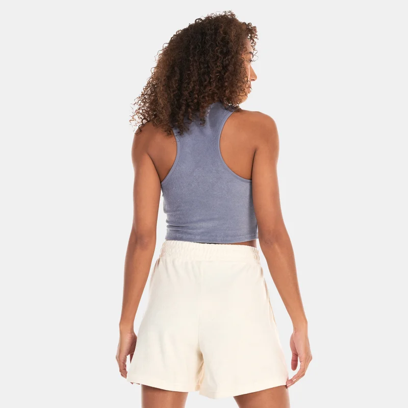 PUMA Grey Women's Classics Towelling Crop Top for Women | Best Price UAE