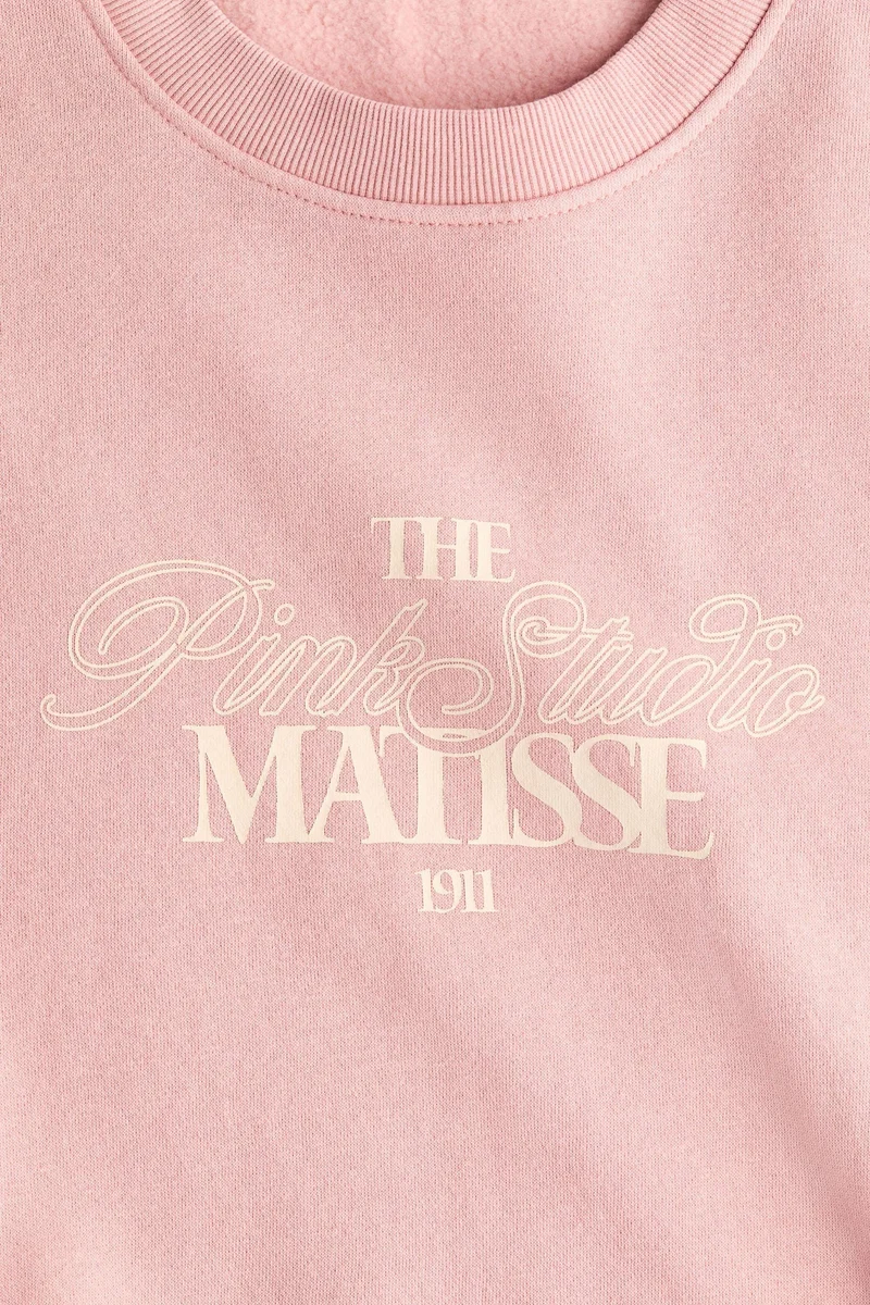 H&M Oversized print-motif sweatshirt