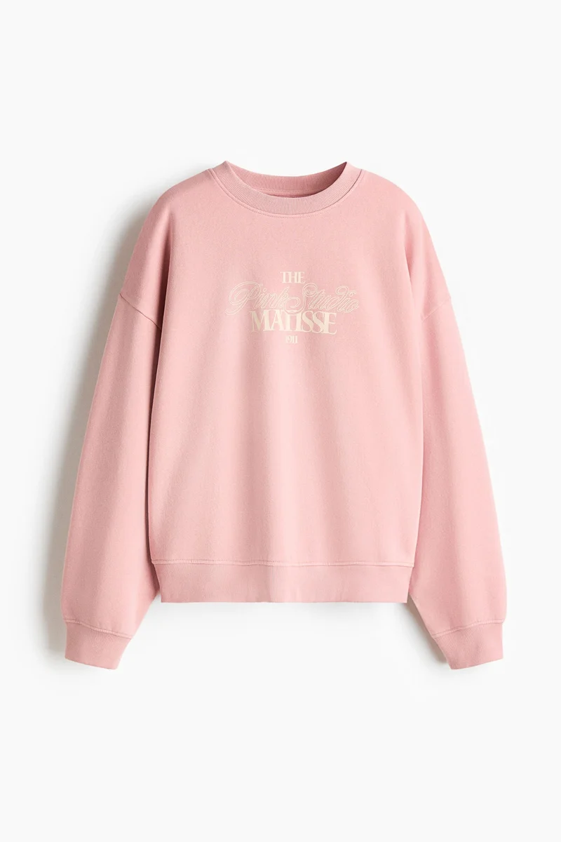 H&M Oversized print-motif sweatshirt