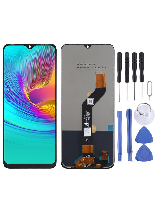 erorex Replacement TFT LCD Screen For Tecno Spark 8C with Digitizer Full Assembly