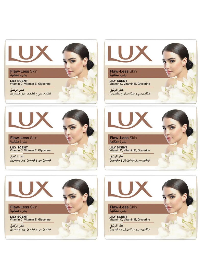 Pack Of 6 Lux Bar Soap 165 gm Lily Flaw Less Skin - pzsku/ZE4ADE25EDB98A8B0184AZ/45/_/1724061456/a06a27fe-6d7b-4770-a71d-144fc5ee8004