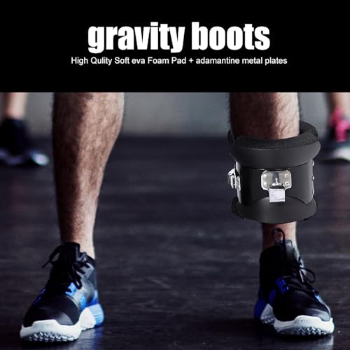 BORDSTRACT Anti Gravity Inversion Boots, Hang Up Boots for Stress Relief and Fitness, Solid Steel Frame for Ab Crunch, Abdominal Sit Up, Hooks Bar Therapy, Core Gym Fitness Exerciser - Image 4