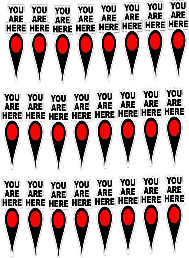 StickerTalk You are Here Pointer Stickers, 0.5 in. by 1 in.