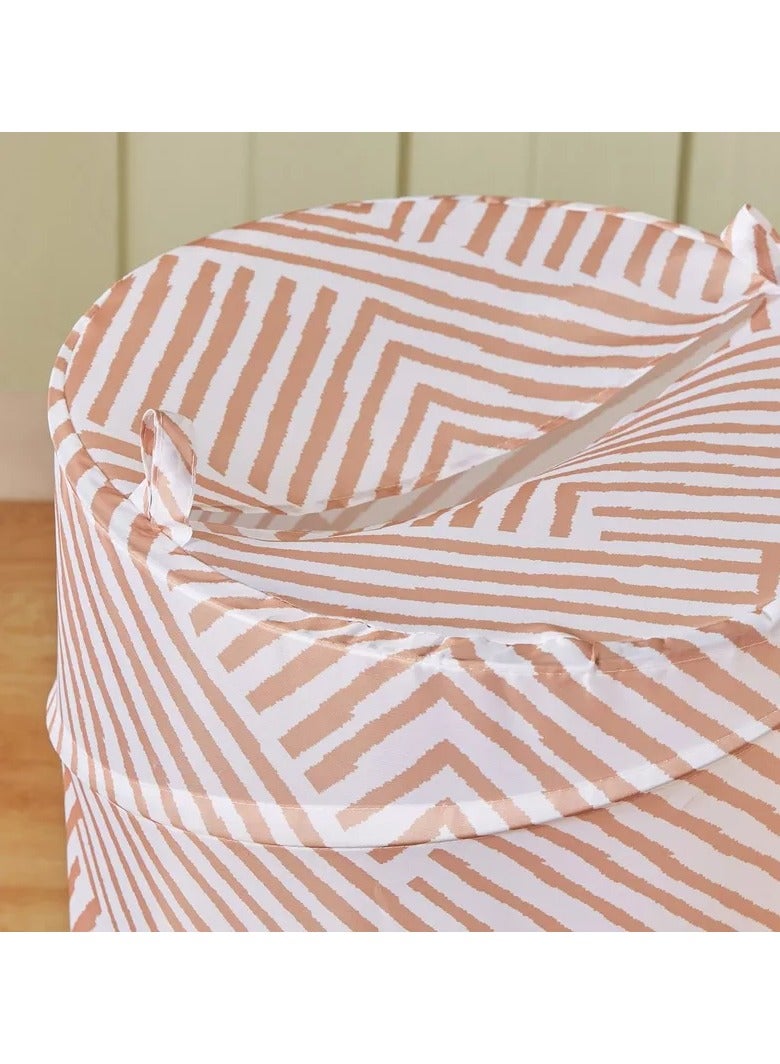 Home Box Ella Printed Laundry Hamper - 42x55 cm - Image 3