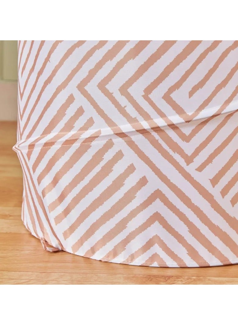 Home Box Ella Printed Laundry Hamper - 42x55 cm - Image 4