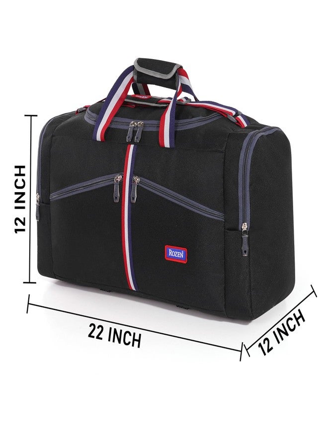 ROZEN Overnight Travel Duffel Weekender Polyester Bag for Men, Women - Image 4